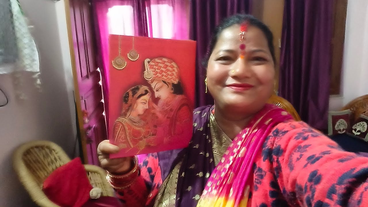 सरिता पन्त जी का कार्ड आ गया 🙏 पुष्पा आमा बन गयी निमंत्रण का धोखा हो गया मेरे साथ 🥺