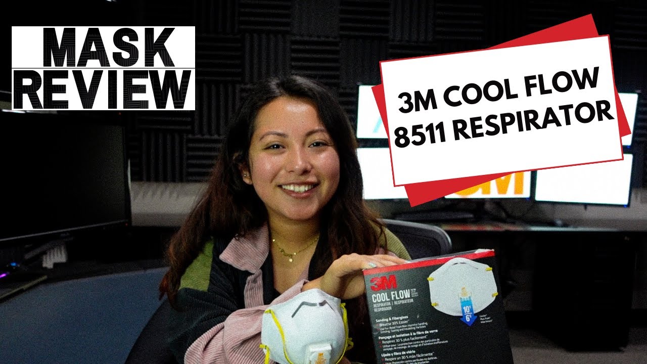 3M 8511 N95 Cool-Flow Respirator Amazon Mask Review - Respirator Test and TSI Filtration Results