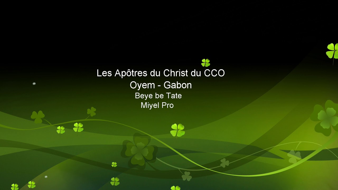 Ap&ocirc;tres du Christ du CCO - Beye be Tate