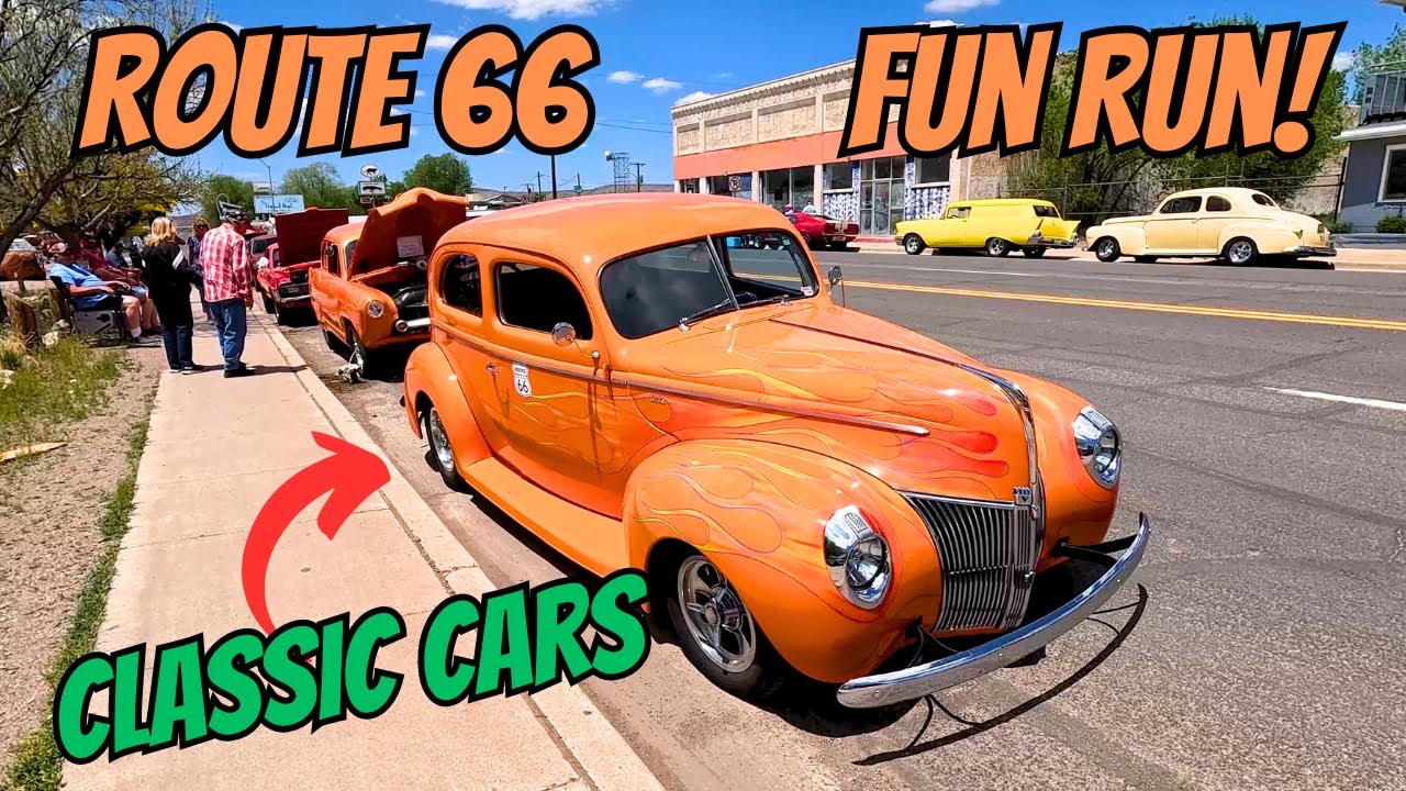 Classic Cars & Historic Charm: Seligman's (Route 66 Fun Run)