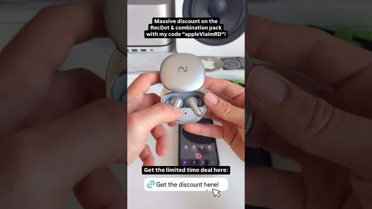 Real-Time Transcription. AI Summaries. Viaim RecDot Earbuds Now 15% OFF!