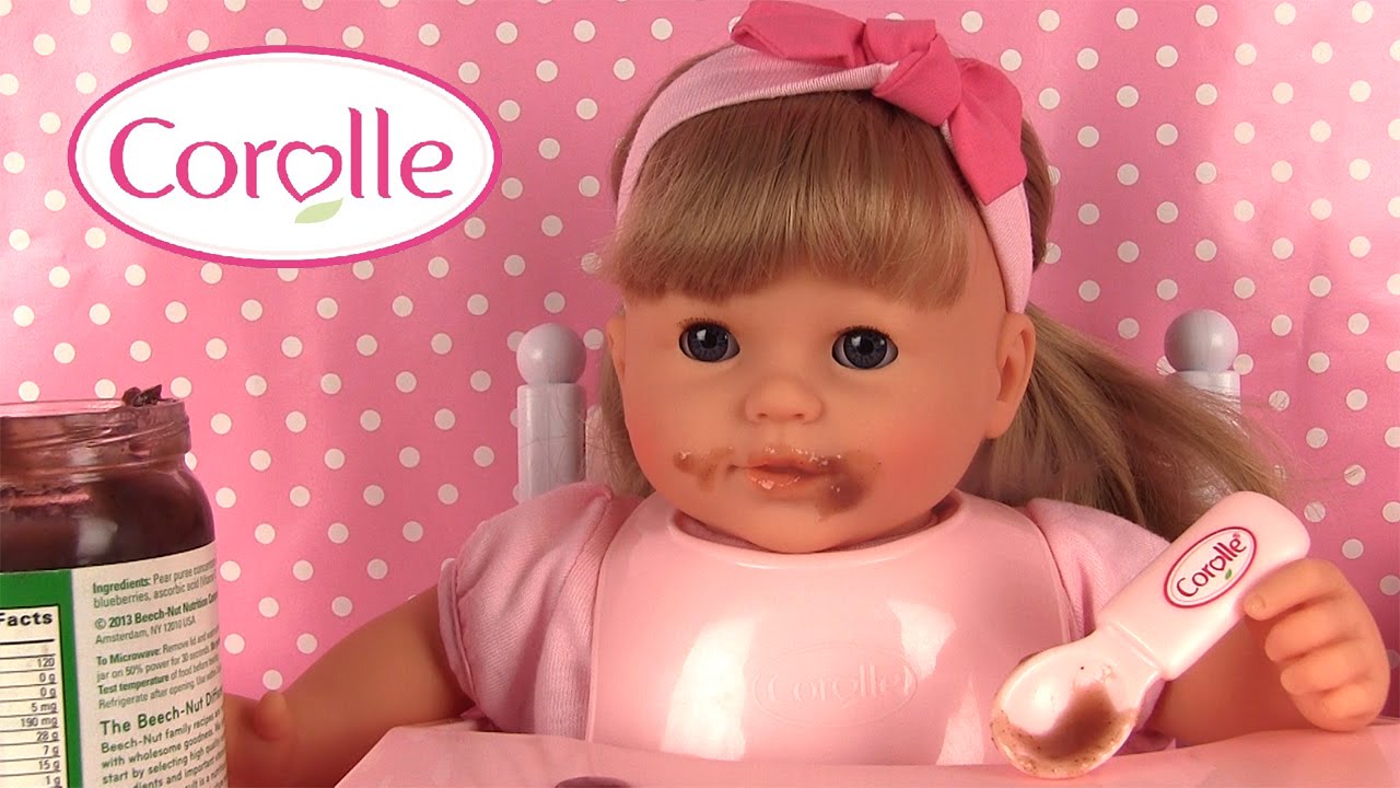Poupée Corolle Baby Doll Mon bébé Classique Blondinette Coffret de bébé Cerise Accessoires