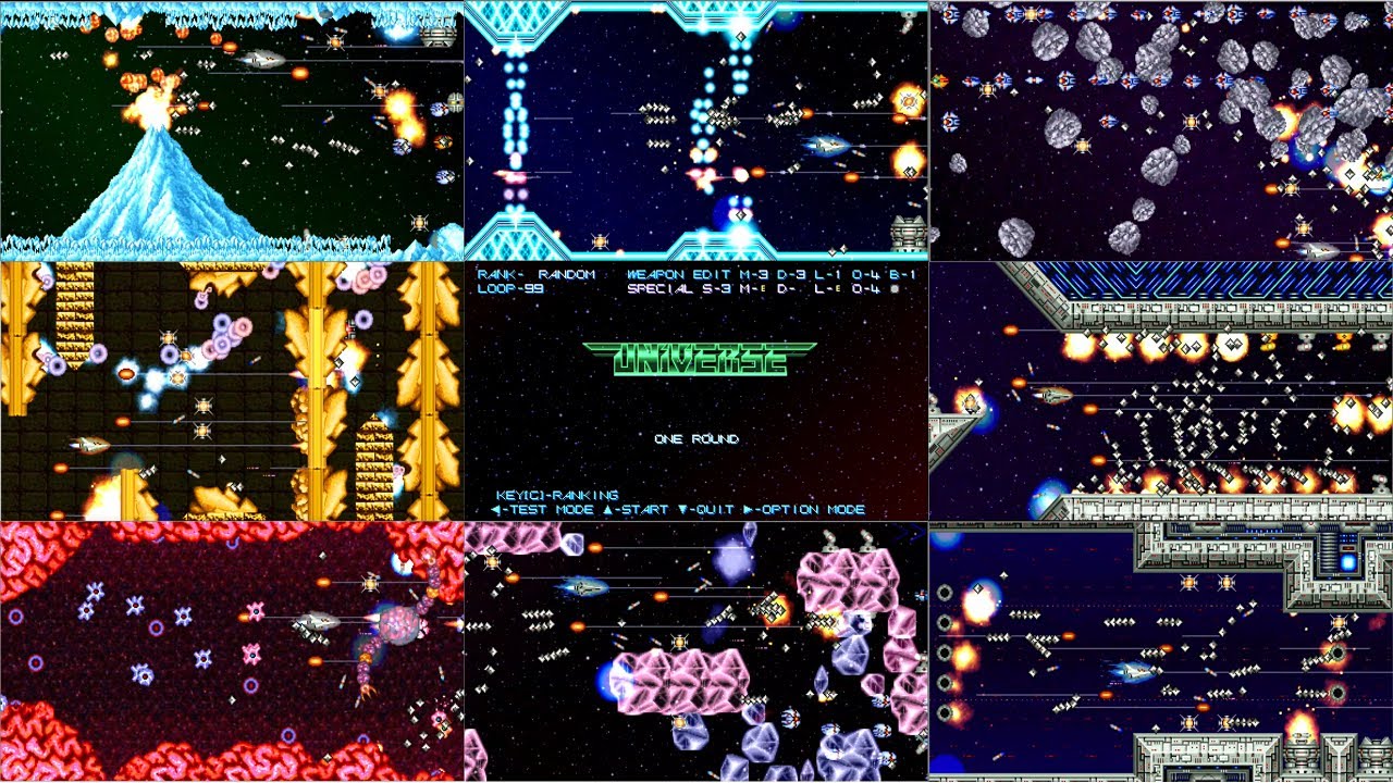 グラディウス Gradius Universe Ver1.07 ベリーハード99周目EX有り ノーコンティニュー