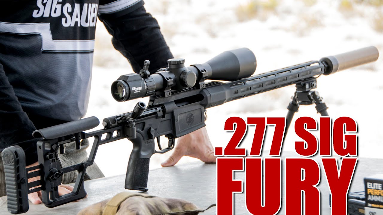 New .277 SIG Fury Sniper Round (SIG Range Day - SHOT Show 2020)