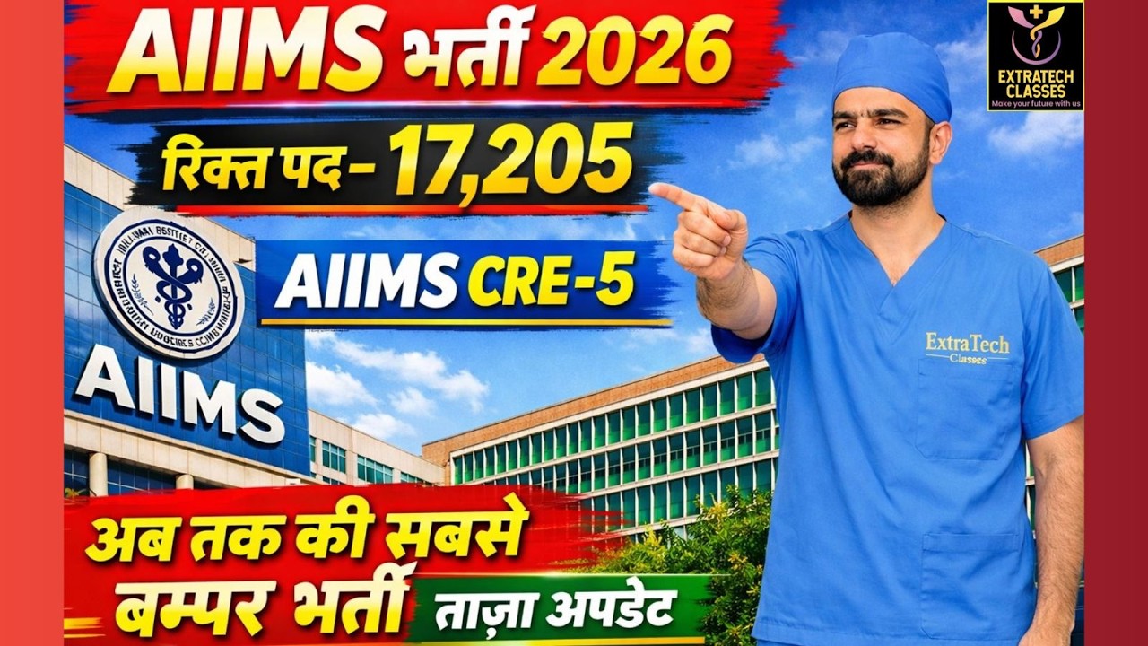 AIIMS Vacancy 2026 Big Update 🔥 | Rajya Sabha Report | Bumper Posts Coming | SS Sir Analysis