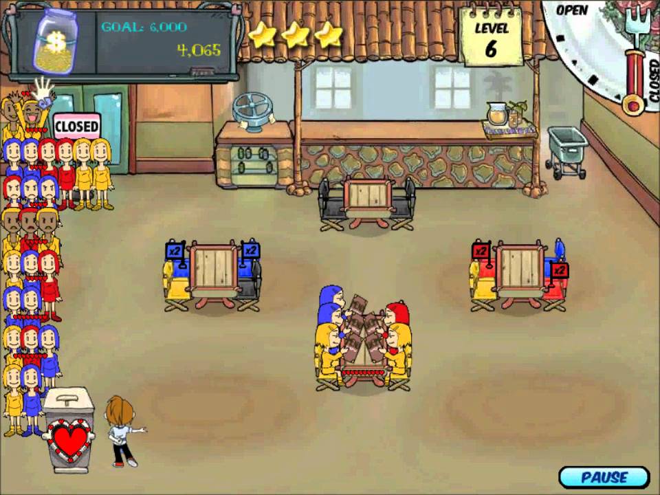 Diner Dash Level 2-6 Expert Score