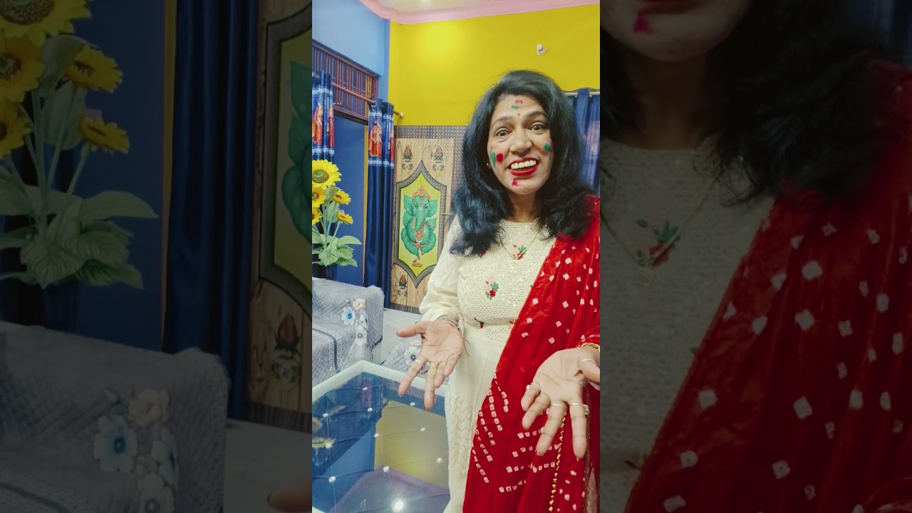 😍Holi special #funnujokes #funny #comedy #puneeta #shortvideo