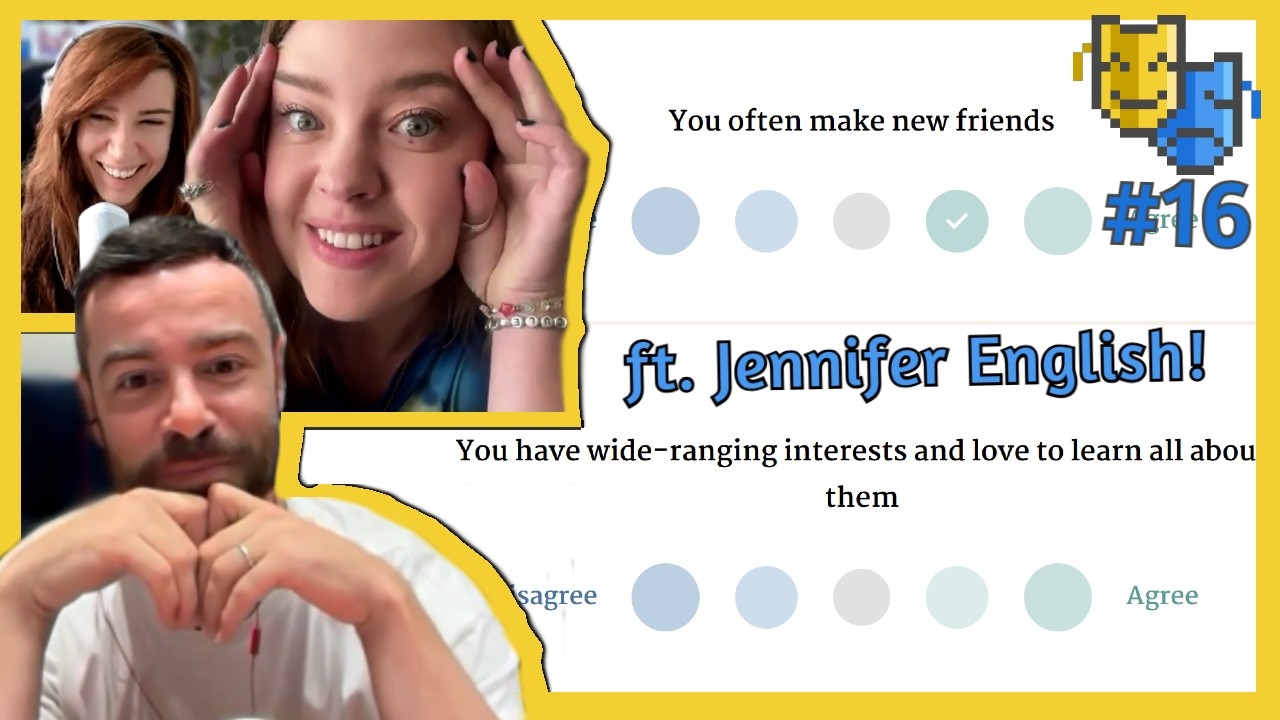 We made Ben Starr take a Personality Test (ft. Jennifer English) | We're Voice Actors