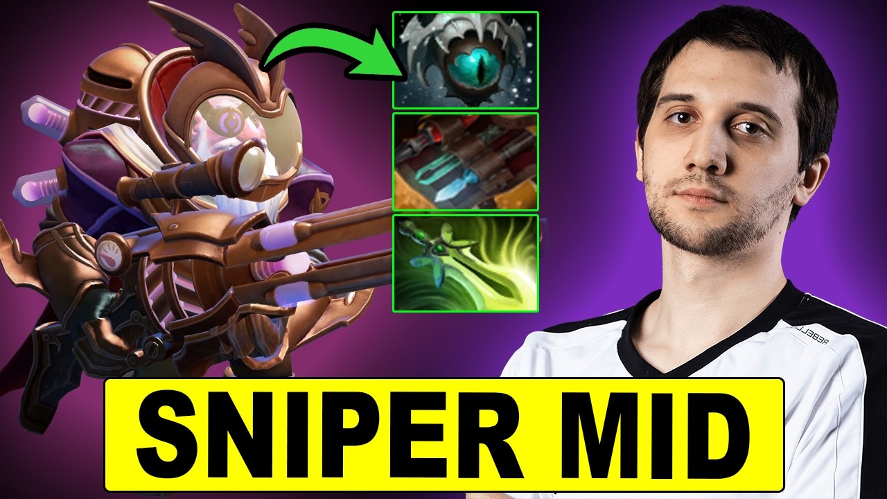 The King is BACK: Arteezy's MID Sniper INSANE Game!