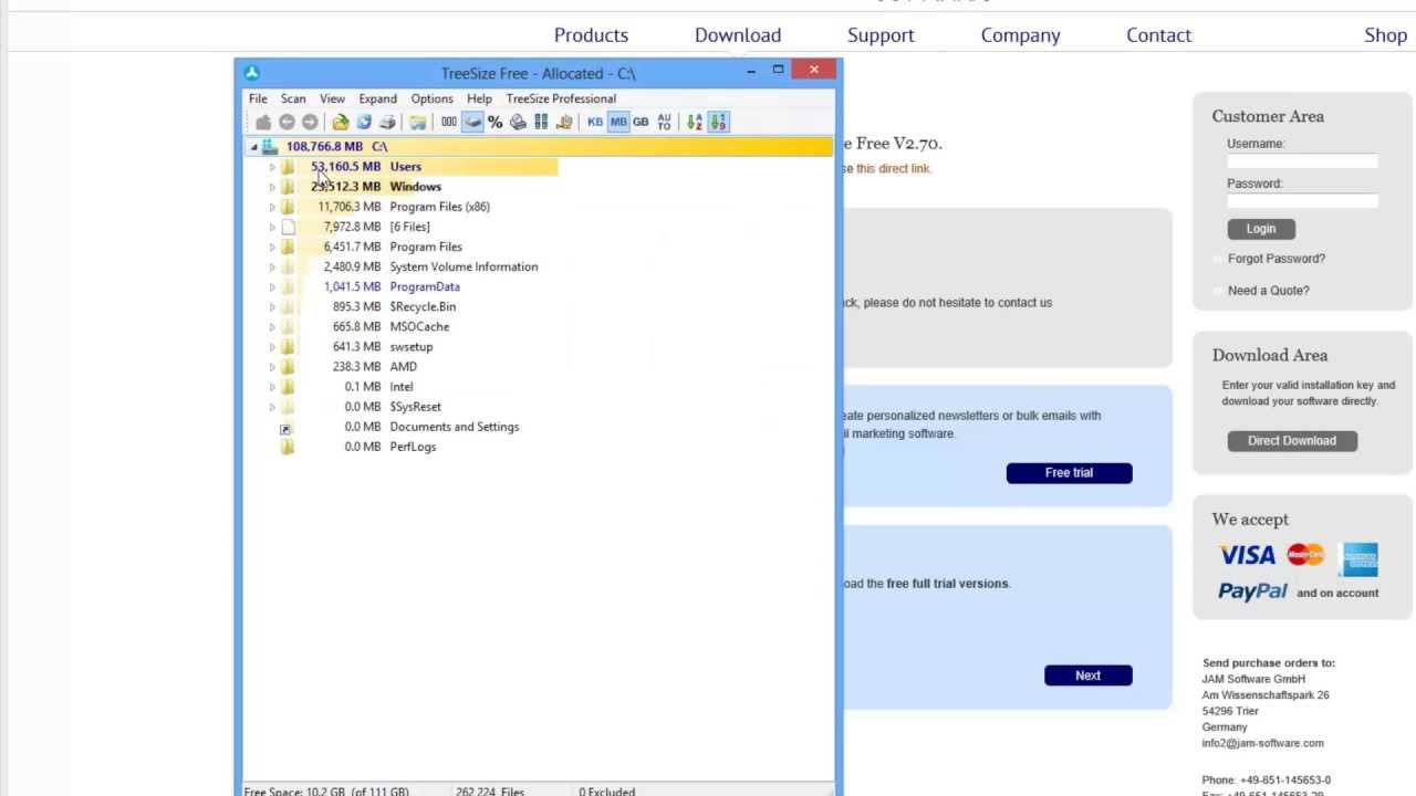 How to find out where your disk space is being used?