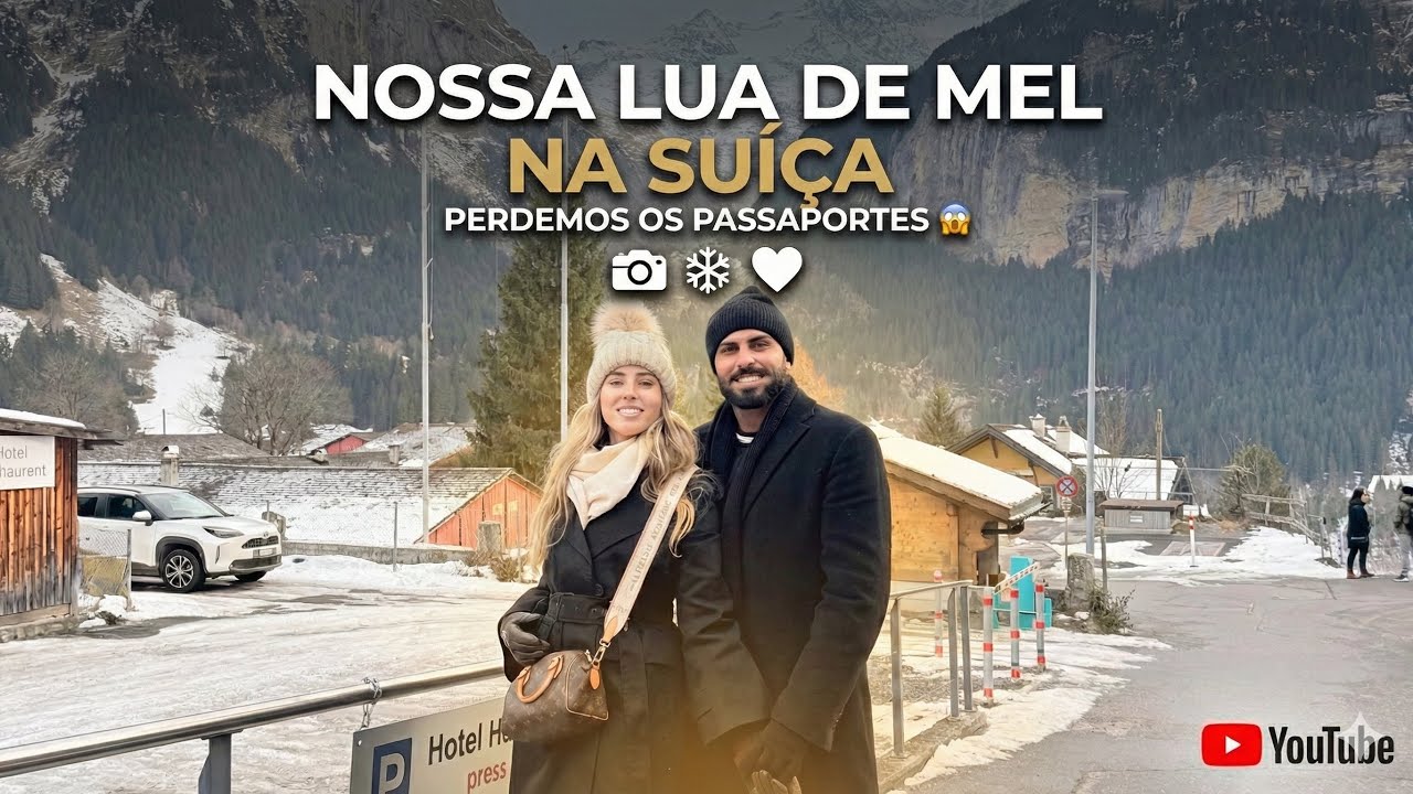 Lua de mel - Suiça Lauterbrunnen - Perdemos nosso passaporte e mochila com tudo dentro,  E AGORA? 😱
