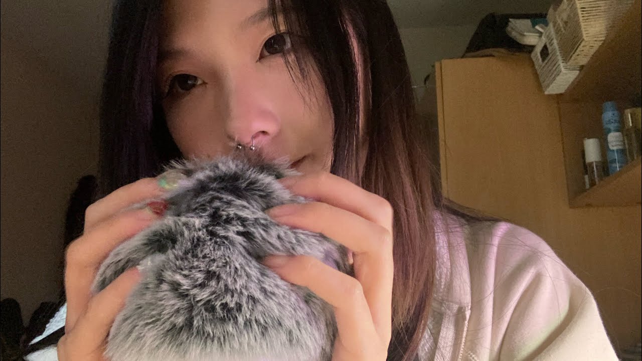 ASMR Fluffy Mic Scratching | Hand Movements ₊˚⊹♡