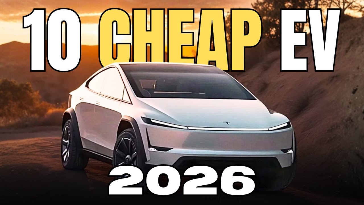 10 MOST AFFORDABLE EV (Electric Vehicle) COMING ON 2026 - The Price War Is Here!