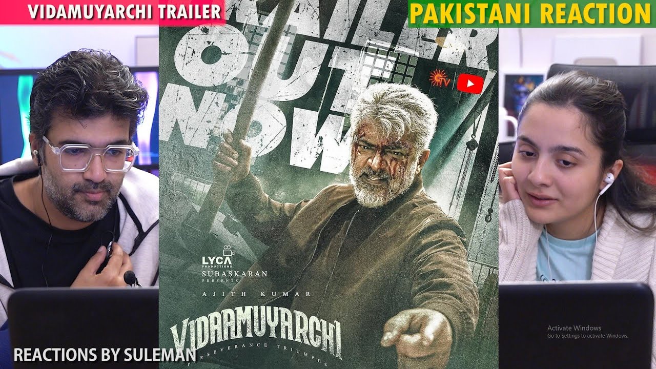 Pakistani Couple Reacts To Vidaamuyarchi Trailer | Ajith Kumar | Trisha | Arjun | Magizh Thirumeni