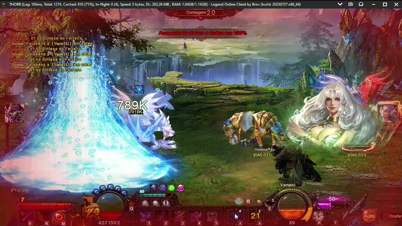 Legend Online BR - CAMPO DE BATALHA 18/10/2025  THORR