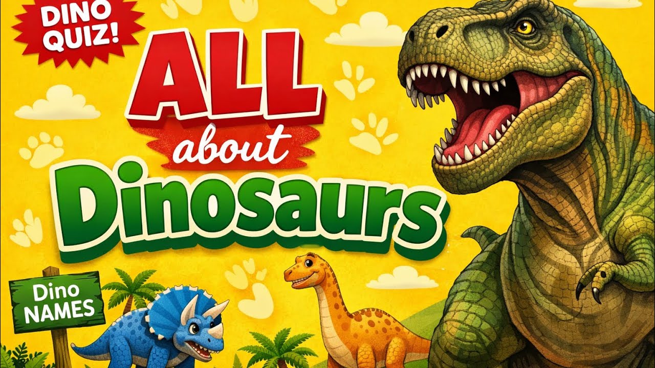 Learn All About Dinosaurs 🦖🦕 Dinosaur Quiz