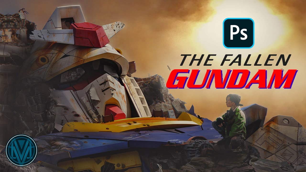 The Fallen Gundam Photo Manipulation - Mark Vecino