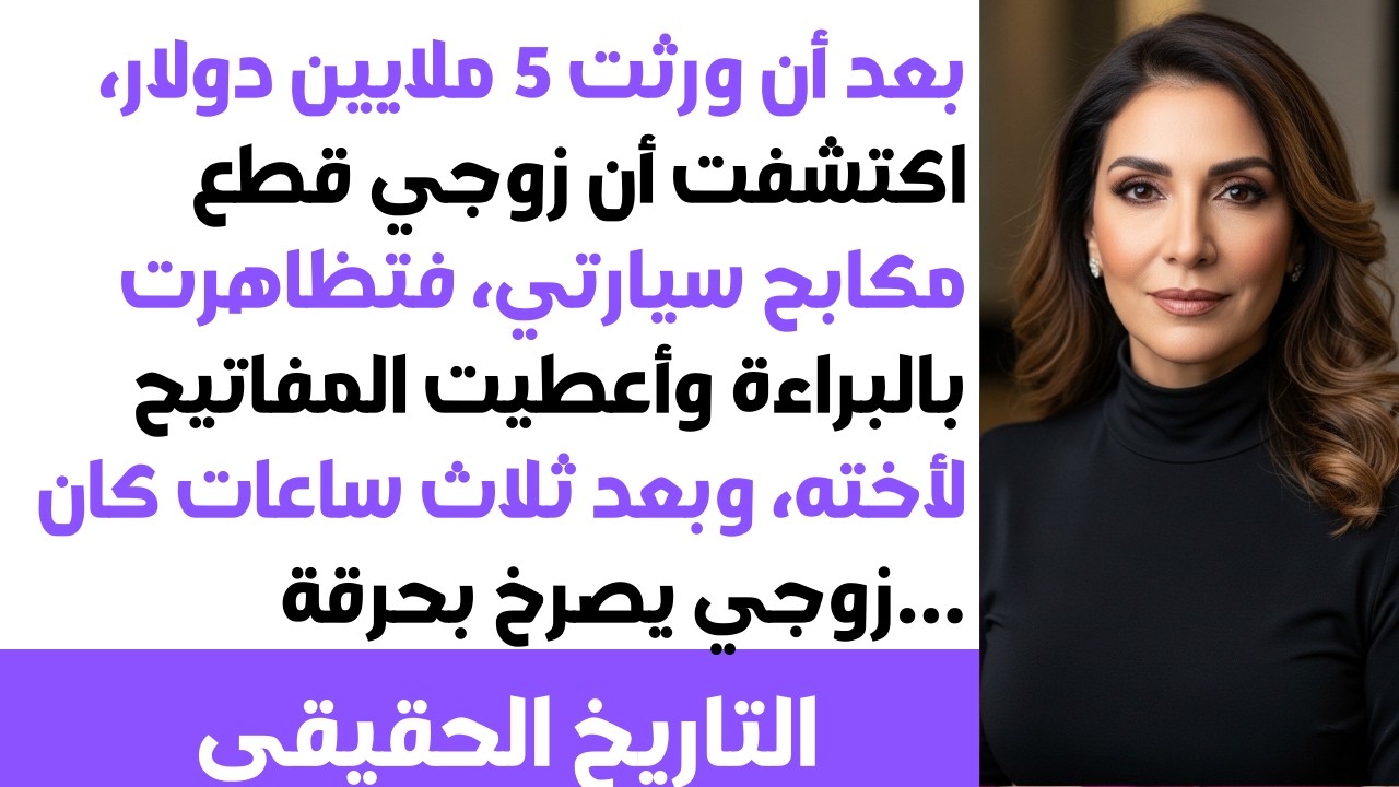 بعدما ورثت 5 ملايين دولار اكتشفت أن زوجي خرب فرامل سيارتي ليقتلني.. فقررت إعطاء المفاتيح لأخته!🤑🚗