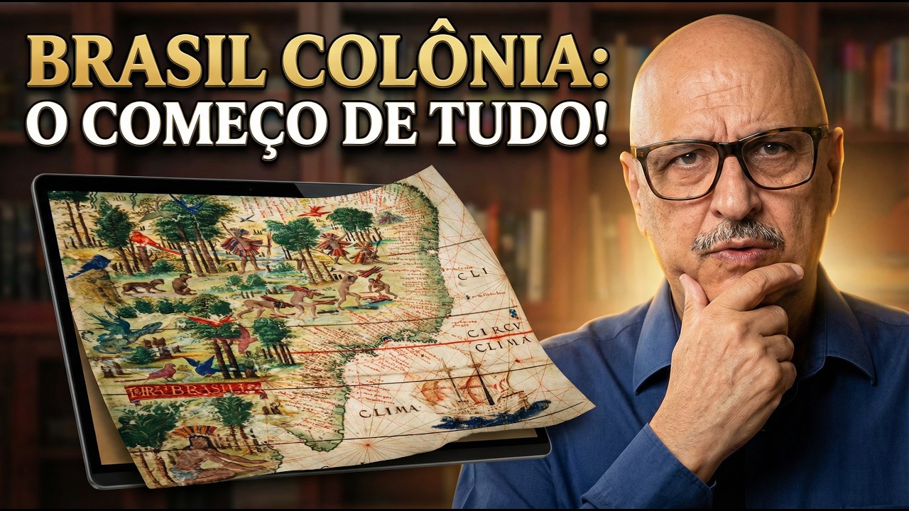 🇧🇷 HISTÓRIA DO BRASIL COMPLETA — BRASIL COLONIAL E CAPITANIAS HEREDITÁRIAS EXPLICADOS (Aula 2)