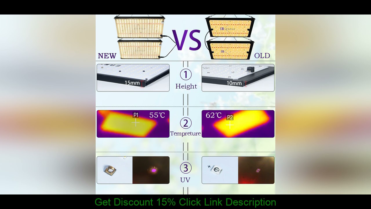 Top EnFun 240W quantum led grow bulb board for indoor growing with  IR UV full spectrum red light s