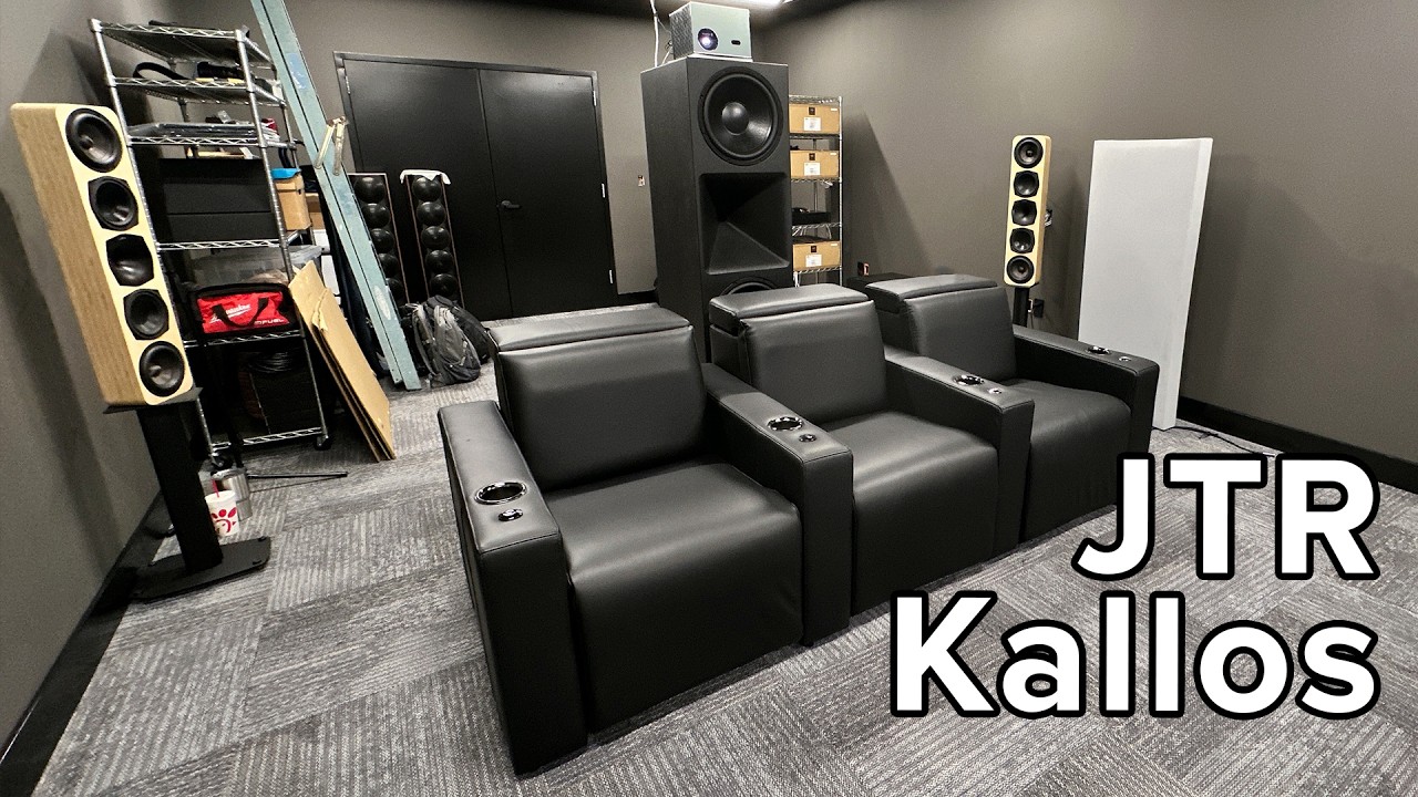 Making Progress on the Obsessed Home Theater Lab! JTR Kallos Installed