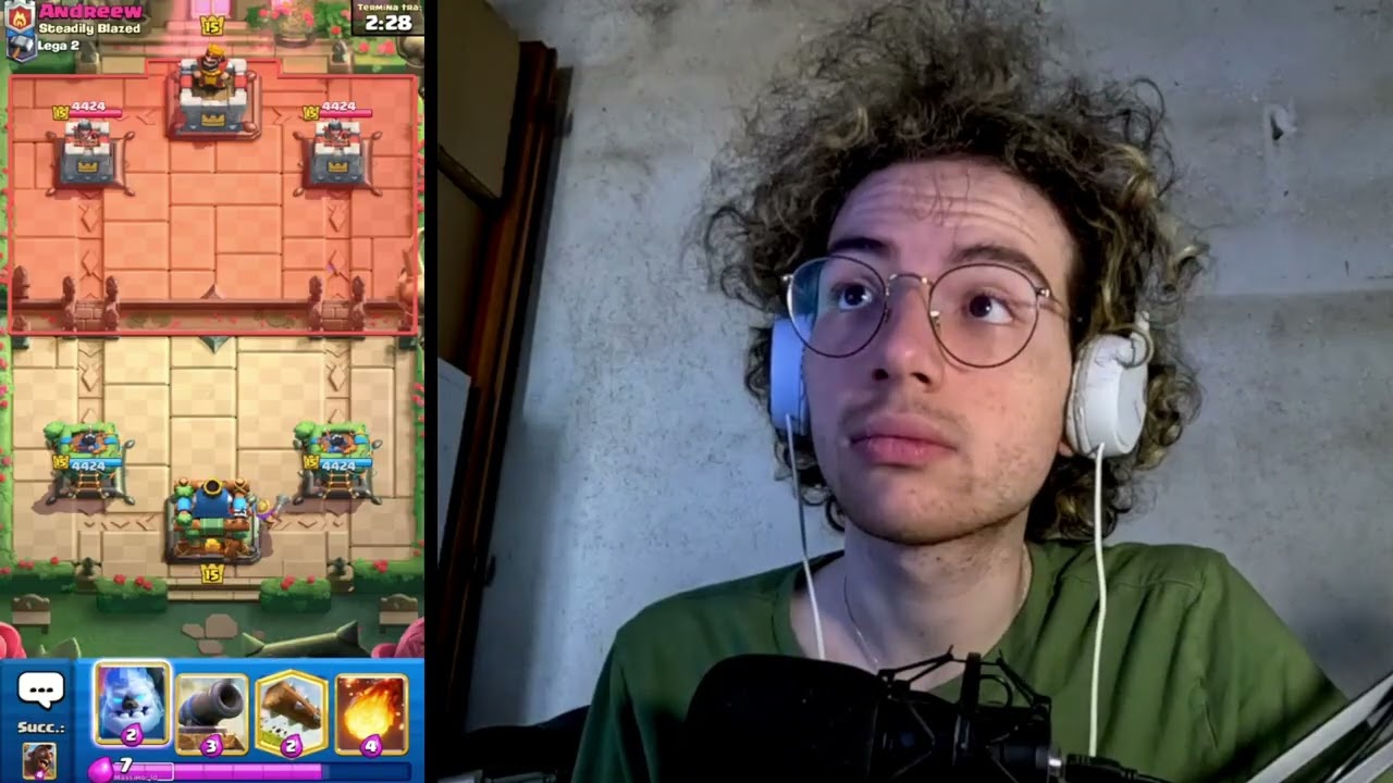 scalata gradini con un po' di problemi-clash royale ita