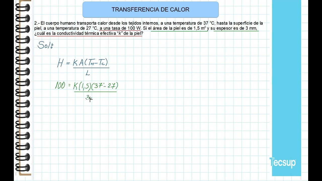 PROBLEMA 2: transferencia de calor