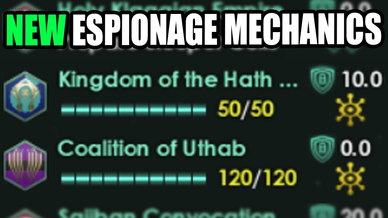 New Potential Stellaris Espionage Rework Explained And More