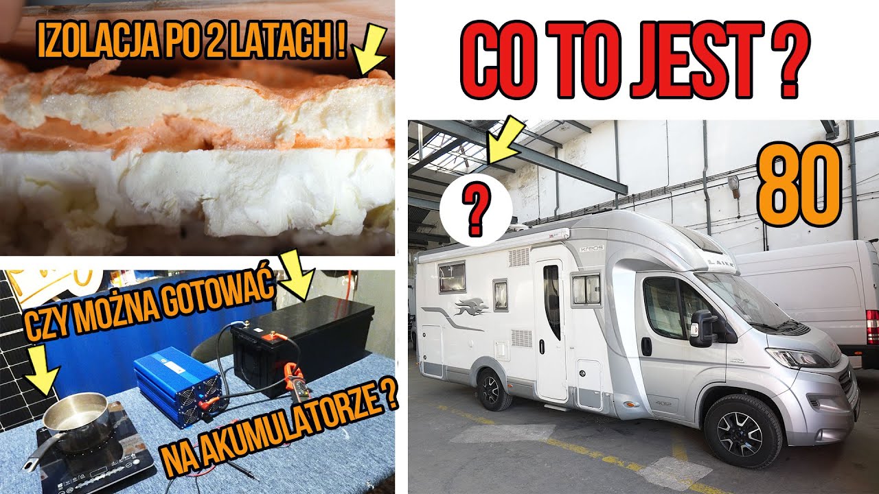 🧑‍🍳 Czy można gotować na akumulatorze? 🗑️ Antena satelitarna do kampera.😮  Izolacja po 2 latach.