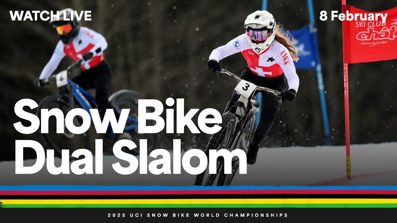 LIVE - Dual Slalom | 2025 UCI Snow Bike World Championships