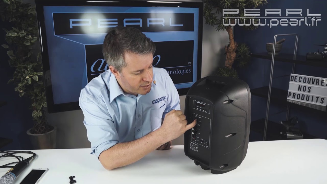 SONO PORTABLE PMA-900.K - Enceinte mobile sur batterie - [PEARLTV.FR]