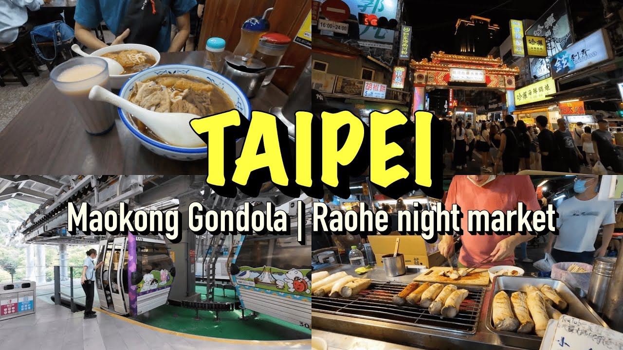 Ep.1 Taipei | Maokong Gondola | Raohe Night Market | September 2025