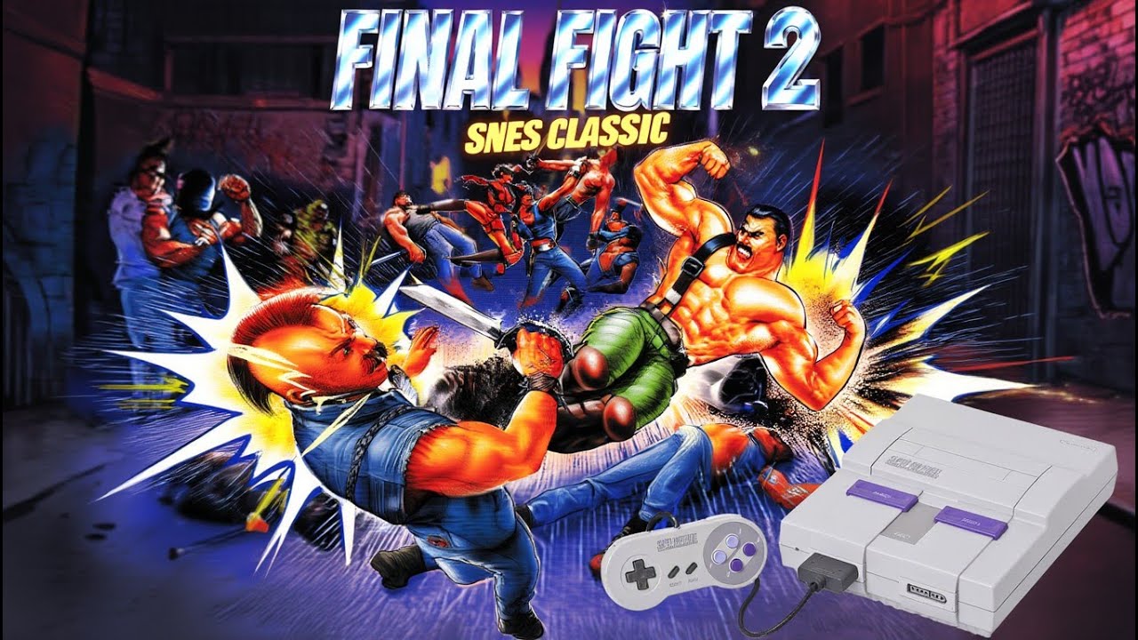Final Fight 2 SNES Gameplay Completo 🔥 Beat ’em Up Clásico de Super Nintendo