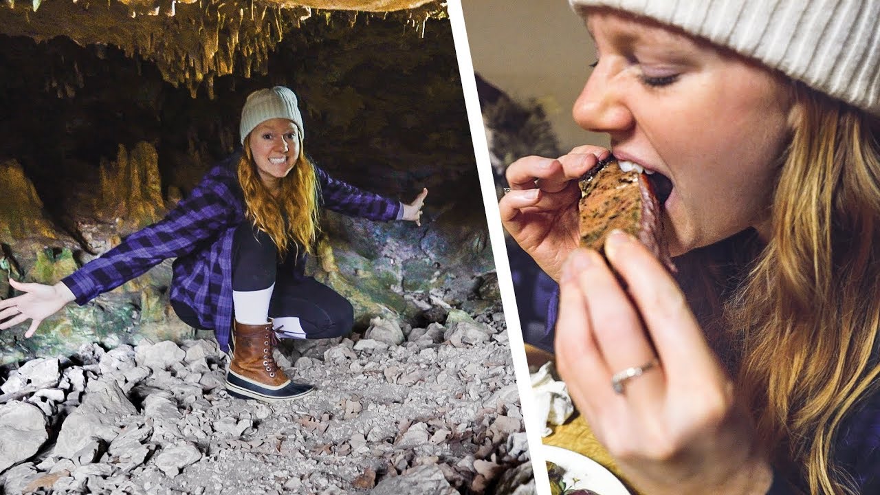 WE FOUND A CREEPY CAVE! + DELICIOUS Barbecue and Fireworks 💥