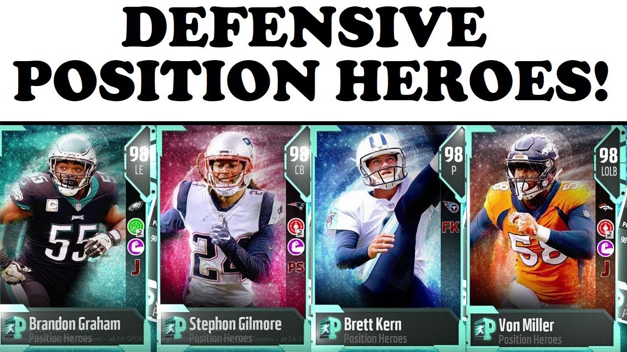 Which Defensive Position Hero Should You Do First? MUT 18