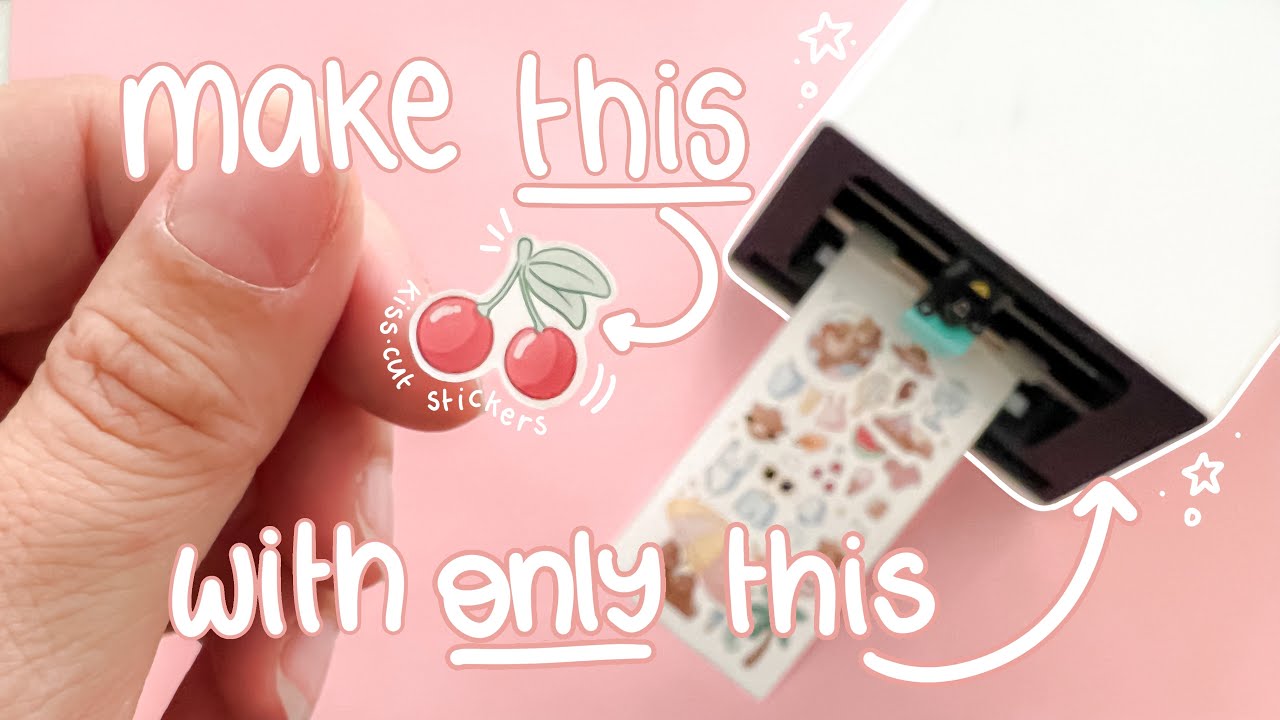 The ONLY machine you need to make stickers at home!!  Liene PixCut S1