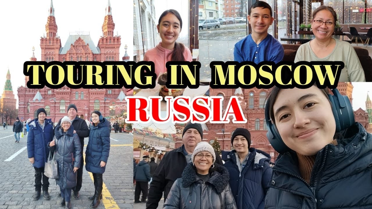 Touring in Moscow RUSSIA 🇷🇺 Join us as we go sightseeing in the heart of Russia ❤️