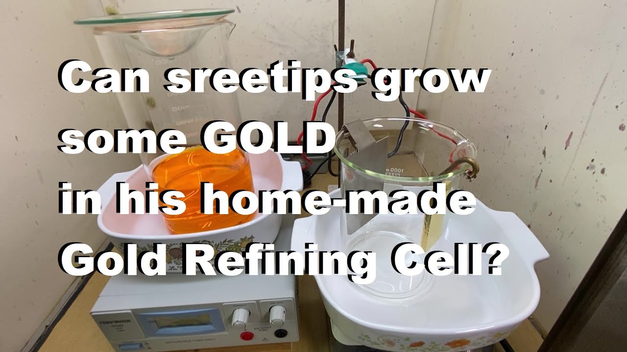 Electrolytic Gold Refining Cell Pt1