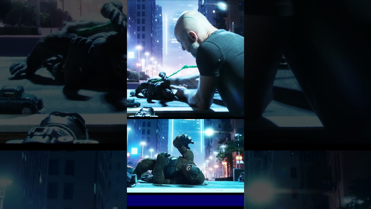 MINI KING KONG... MAGIC. #Animation #practicalfx #stopmotion  #kongkong #justinrasch