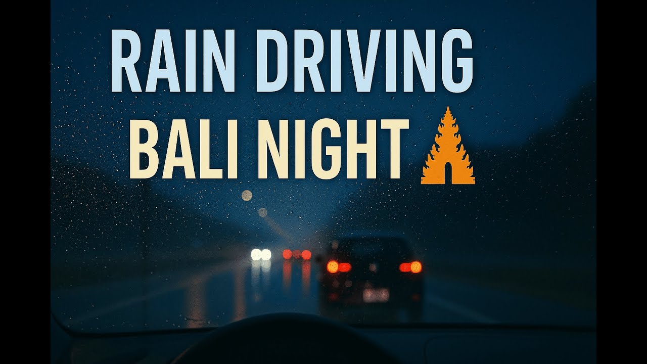 ☔️Heavy Rain Highway Drive💤Drift into Sleep😴  - RAIN DRIVING SOUNDS