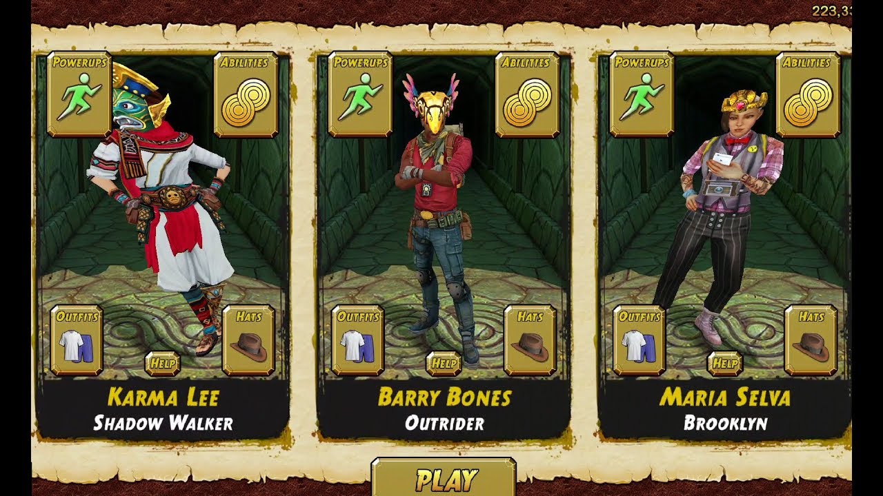 Temple Run 2 Fullscreen Gameplay - Barry Bones Outrider sky summit