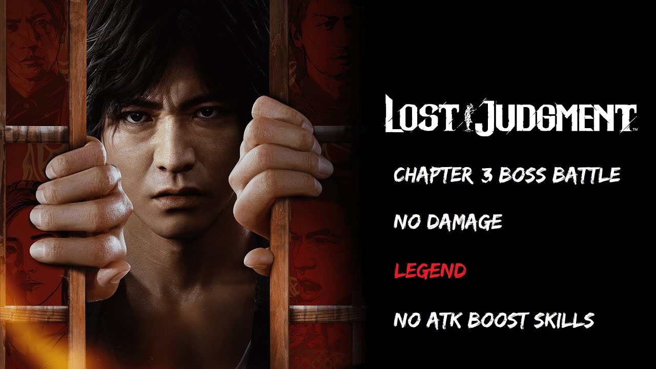 [PS5 Lost Judgment] CH.3 Boss Battle No Damage (LEGEND, No ATK Boost Skills)
