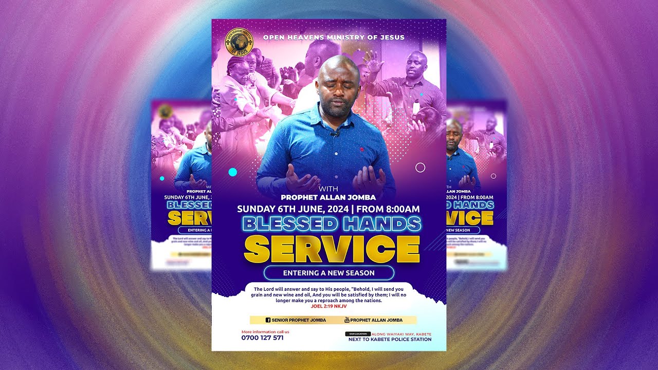 BLESSED HANDS MIRACLE  SERVICE SUNDAY WITH PROPHET ALLAN JOMBA 02.06.2024