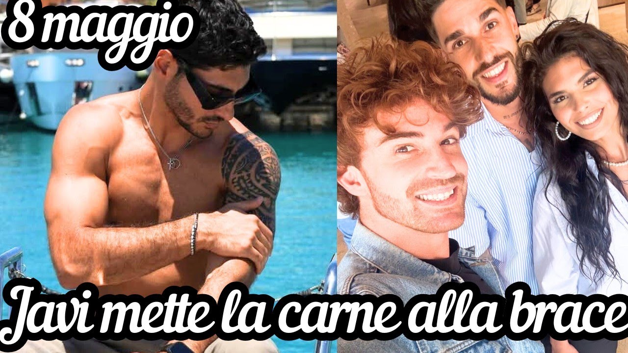 JAVI mette la carne alla brace | REUNION GF per vedere LUCA CALVANI che presenta il suo libro ♥️
