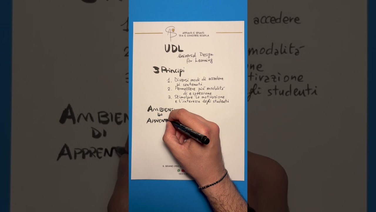UDL - Mappa in 4 minuti