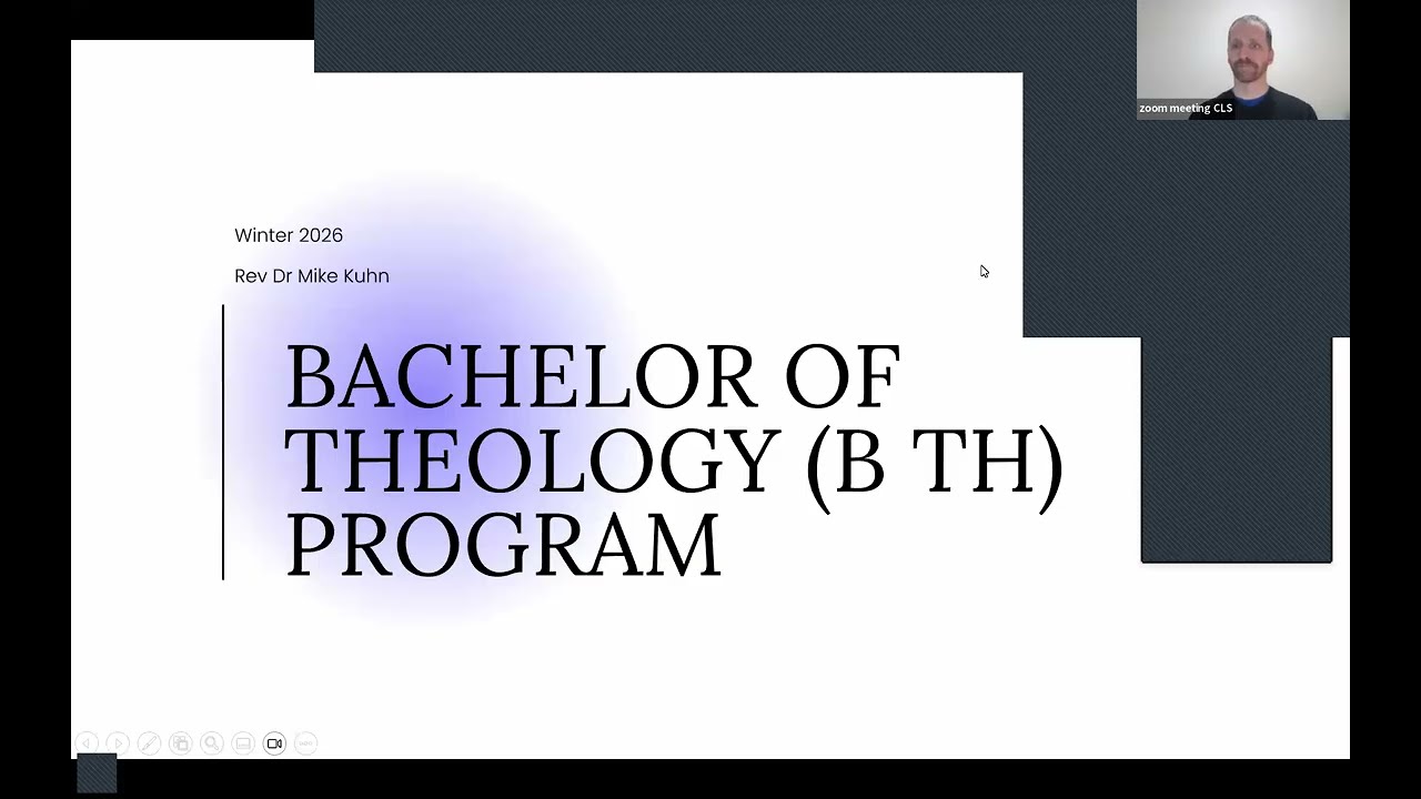BTh+ Mdiv Infomation session #DualDegree(BTh&Mdiv)#ConcordiaLutheranSeminary