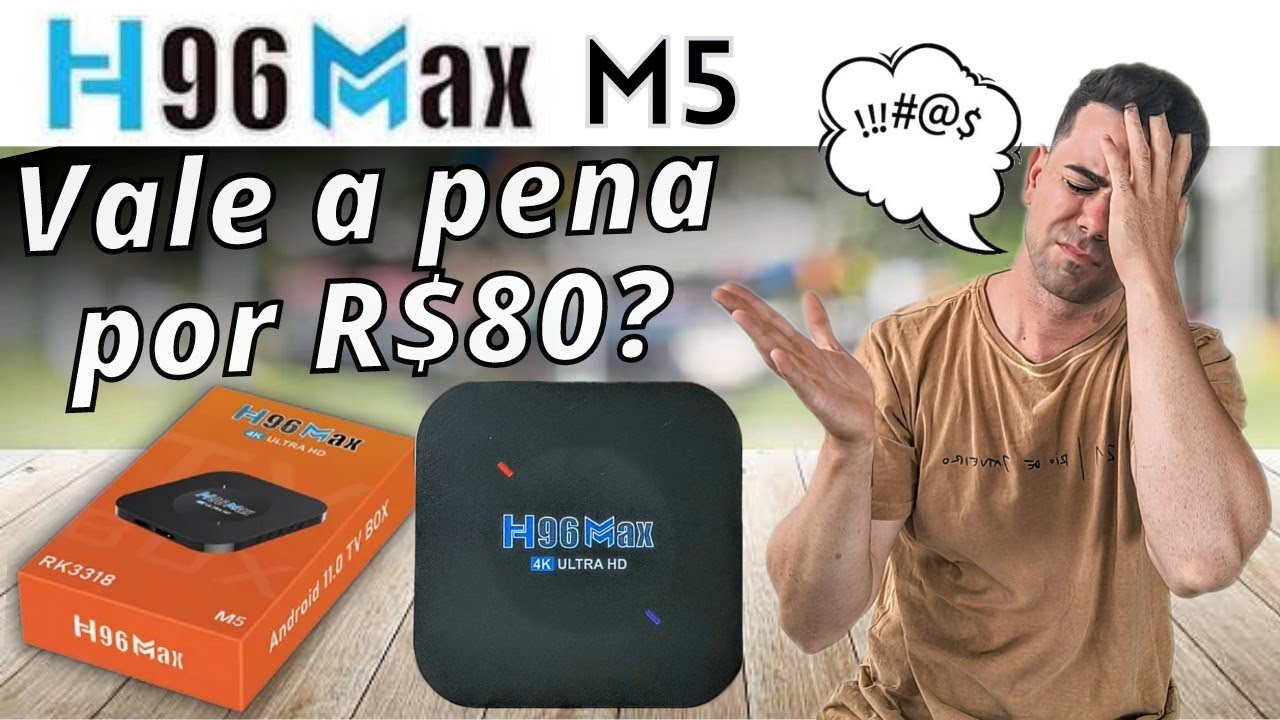 TV BOX H96 MAX M5 RK3318: Expectativa Vs. Realidade