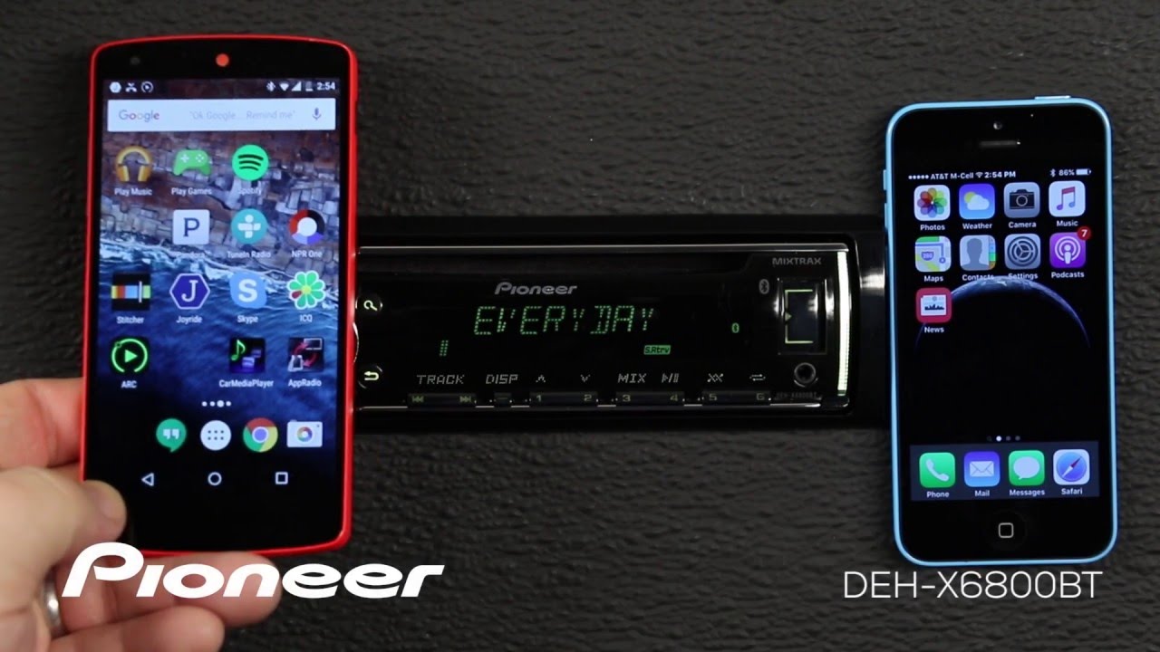How To - DEH-X6800BT - Dual Phone Connections