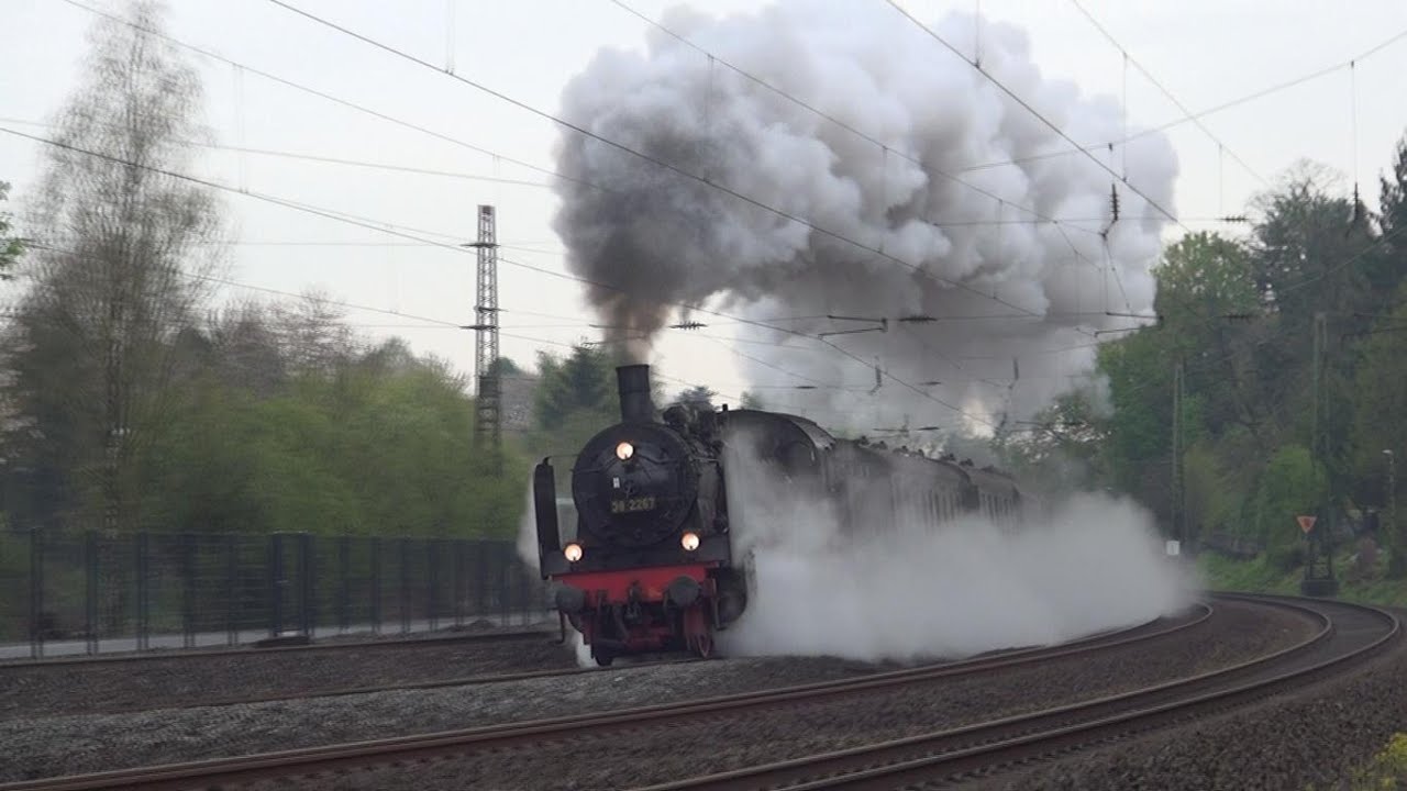 Dampflok 38 2267 auf Bergfahrt - ultimatives Sounderlebnis!