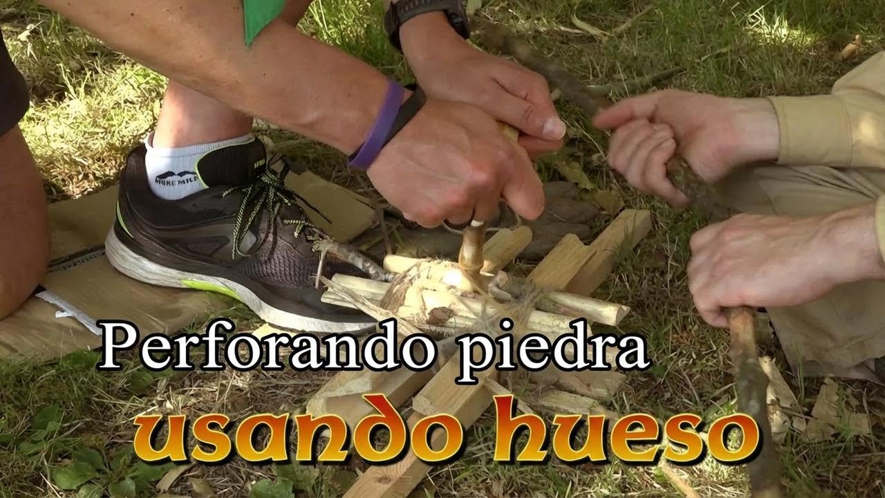 ¿Se puede perforar una piedra usando solo tecnología de la Edad de Piedra?